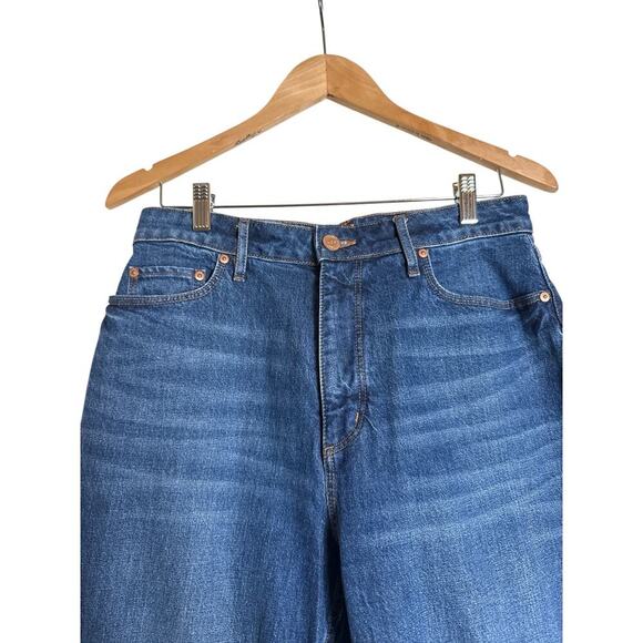 Ann Taylor LOFT Women's Slim Pockets High Waisted Curvy Denim Jeans Size 28 Blue - Picture 3 of 6